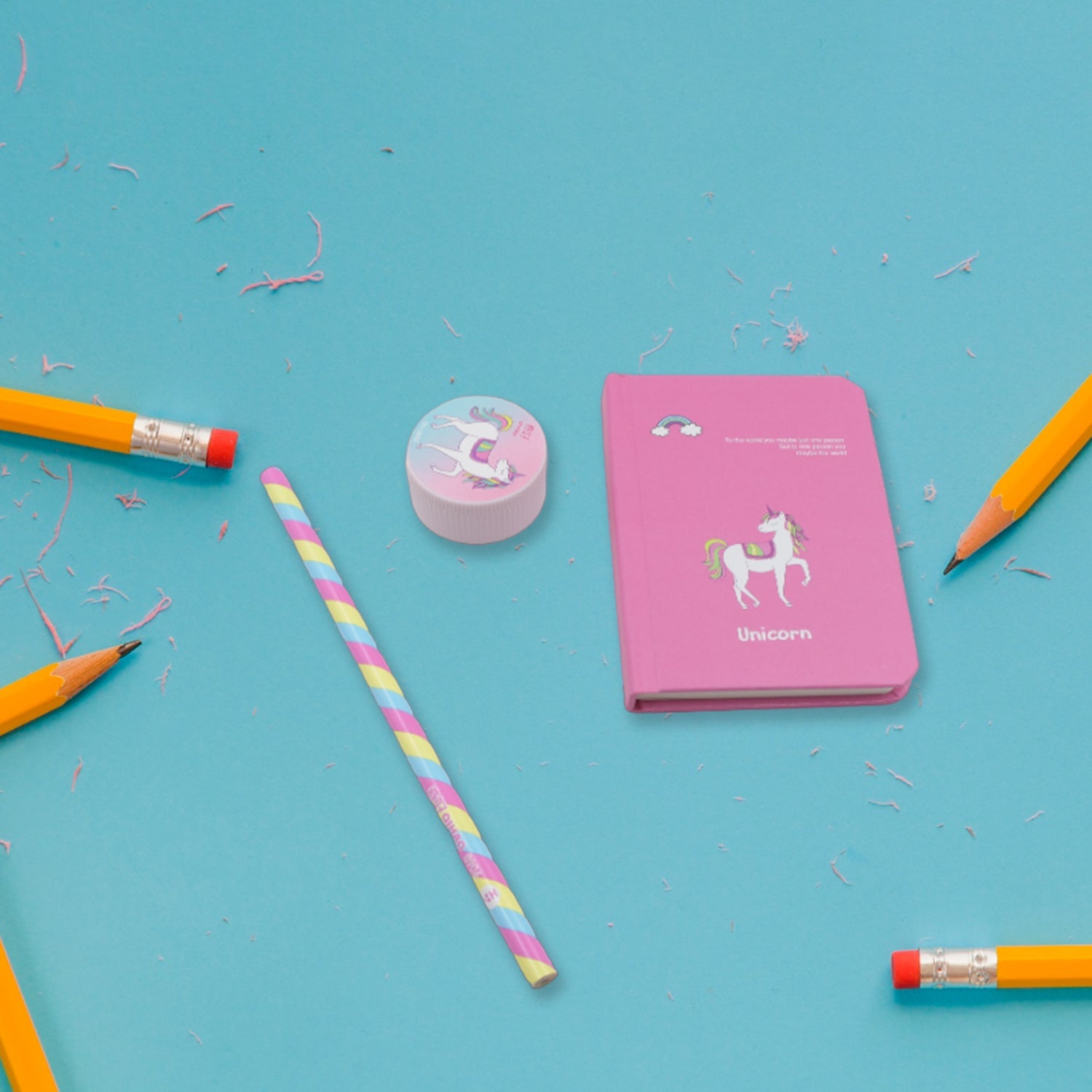 4102 Unicorn Stationery Writing Set - Unicorn Diary, Pencils, Sharpener, Unique Erasers for Girls Ages 4-11 Years Old Birthday Party Return Gift Set for Girls Kids (11 Pc Set) 4102 Unicorn Stationery Writing Set - Unicorn Diary, Pencils, Sharpener, Unique Erasers for Girls Ages 4-11 Years Old Birthday Party Return Gift Set for Girls Kids (11 Pc Set)